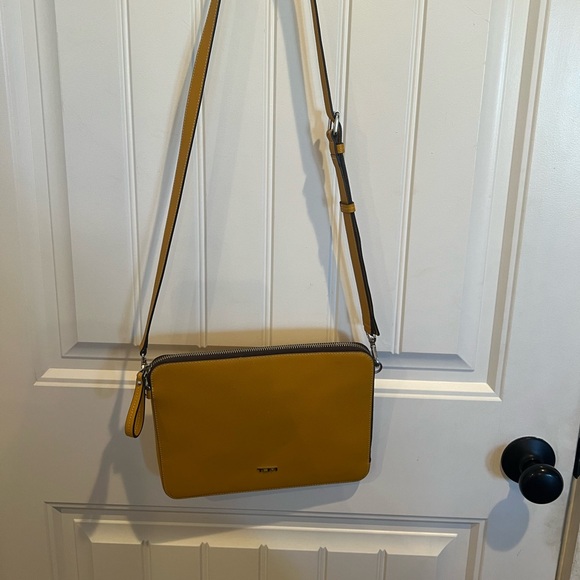 Tumi slim zip cross body - can fit an iPad
